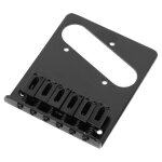 Cordier de chevalet a cendrier a 6 selles pour guitare electrique tele (noir)