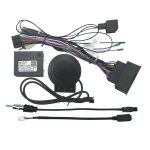 Cordon d'alimentation audio 16 broches, avec bote canbus, pour chevrolet cruze aveo malibu trax 2009 ...
