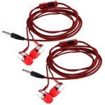 Cordon tress pour caisson de basses mp3, 2x h - 169 3. 5mm, couteurs de musique universels avec commande ...