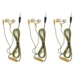 Cordon tress� pour caisson de basses mp3, 3x h - 169 3. 5mm, �couteurs de musique universels avec commande ...