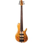 Cort a5 plus sc amber open pore basse ?lectrique 5 cordes avec housse