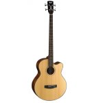 Cort ab850f bnat - naturel brillant - basse electro - acoustique (avec housse)