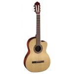 Cort ac120 ce - naturelle pores ouverts - guitare classique electro