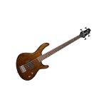 Cort action junior - open pore walnut - basse electrique short scale - format double cut - finition open ...