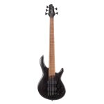 Cort b5 element - basse electrique 5 cordes s�rie artisan b - noir pores ouverts
