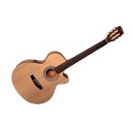 Cort cec1 natural - guitare classique electro - acoustique - sfx slim body - finition open pore