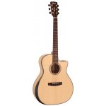 Cort ga - my - guitare electro - acoustique srie grand rgal - naturel brillant