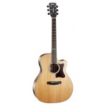 Cort grand regal ga5f - bw naturelle satin�e - guitare electro - acoustique grand auditorium