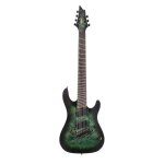 Cort kx507ms - guitare electrique 7 cordes fanned frets - star dust green