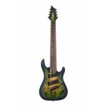 Cort kx508ms2 - guitare electrique 8 cordes fanned frets - mariana blue burst