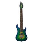 Cort kx508msmbb - guitare electrique kx508ms 8 cordes - mariana blue burst