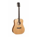 Cort pure - d - guitare acoustique dreadnought - naturel satin� ( + housse)