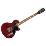 Cort sunset tc - guitare electrique srie sunset - bordeaux pores ouverts