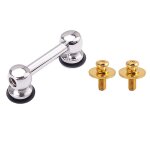 Cosses de caisse claire a deux cts avec vis de montage, accessoires de tambour chroms