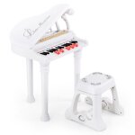 Costway piano a queue enfant 31 touches avec tabouret, microphone, 3 mode d'enseignement led, mp3 4 styles ... Costway piano a queue enfant 31 touches avec tabouret, microphone, 3 mode d'enseignement led, mp3 4 styles ...