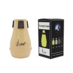 Couleur en bois - trombone muet pour dbutants, pratique, abs, poids lger, alto, ddi au jazz, tenor, ...