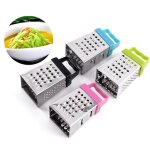 Coupe lgumes multifonction, mini rpe  quatre cts en acier inoxydable, coupe oignon aux fruits, gingembre, ...