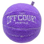 Coussin de basket - ball offcourt, oreiller en forme de basket - ball teddy polaire brod� basketball ...