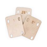 Coussin de manche de guitare 3 pi�ces, en erable massif, coussin de manche de guitare de protection pour ...