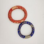 Coussin de soutien pour bol chantant tibtain ¿ 2 pices, anneau et oreiller en soie fine, 17cm3cm, ...