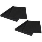 Coussinets d'isolation acoustique pour moniteurs de studio 8 pouces, mousse acoustique antichoc, 2 pi�ces, ...