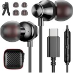 ?couteurs usb c pour iphone 17 16e galaxy a16 a17 a56 a36 s26 s25, ?couteurs intra auriculaires usb type ...