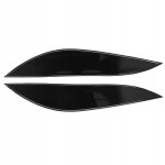 Couvercle de capot de protection des sourcils de phare, finition noir piano ac10170
