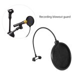 Couvercle coupe - vent de microphone, filtre d'enregistrement a double couche, pare - brise de microphones, ...