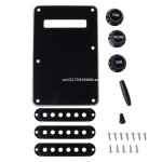 Couvercle de plaque arri�re de ramassage pour guitare electrique sss, 1 ensemble, boutons, pointes pour ...