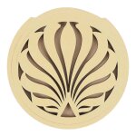 Couvercle de rosace en bois rduire le larsen couvercle de rosace de guitare anti - poussire pour guitare ...