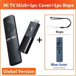 Ajouter une couverture bleue - xiaomi - mi tv stick, android 9. 0, mini smart tv, 1 go de ram, 8 go de ...