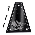 Couverture de tige de treillis de guitare en alliage daluminium pour guitare jackson avec vis noires ...