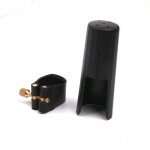 Couvre - bec avec ligature en pu pour pices de saxophone alto tnor