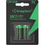 Cr123a lot de 6 piles jetables au lithium 3 v 1600 mah cr123a pour systme d'alarme, appareil photo, ...