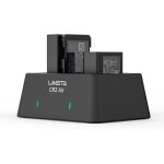Cr2 chargeur double de batterie avec application ¿ compatible avec sony np - fz100, np - fw50, np - ...