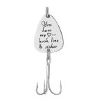 Pratique cratif en acier inoxydable dur poisson hameon guitare mdiator dcor poisson leurre appt ...