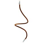 Creative cables - creative flex kit tuyau d'extension recouvert de tissu rm13 brown avec extr�mit�s m�tallique ...