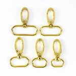 Crochets a comcussion pour sac, boucles en mtal, fermoir a sangle, mousqueton, cintres pour sac a main, ...