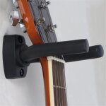 Crochet mural pour guitare, support antid�rapant pour guitare acoustique, ukulele, violon, basse, accessoires ...
