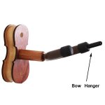 Crochet mural pour violon, design pratique, durable, base en bois, pour studio a domicile