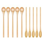 Cuillre  caf en bois  long manche, cuillre  mlanger en bois  long manche cuillre  mlanger ...