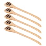 Cuill�re a m�langer en bois h - oney spoon honeycomb, cuill�re a m�langer, batteur a main d