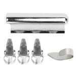 Curseur de guitare avec 4 m�diators en m�tal ukul�l� slide barre de tonalit� instruments a cordes accessoires ...