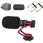 Cvm - vm10ii microphone a condensateur cardiode directionnel pour appareils photo canon, nikon, fuji, ...