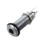 Cylindre chromé de 1 / 4 pouces a montage encastré, cric pour guitare electrique basse jdko1066 Cylindre chromé de 1 / 4 pouces a montage encastré, cric pour guitare electrique basse jdko1066