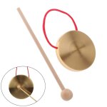 Cymbales en laiton de 10cm, instruments et gong d'opéra en cuivre avec marteau de jeu rond, qualité diamant ... Cymbales en laiton de 10cm, instruments et gong d'opéra en cuivre avec marteau de jeu rond, qualité diamant ...