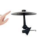 Cymbale musicale pour grille d'a�ration de voiture - argent