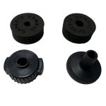 Cymbale noire protection coton feutre eponge pad cymbale quick release cap quick release drum set acce ...