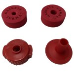 Cymbale rouge protection coton feutre eponge pad cymbale quick release cap quick release drum set accessoires ...