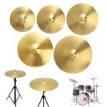 Cymbale de tambour en alliage de laiton 12 / 14 / 16 / 18 / 20 pouces pour joueurs d'instruments a percussion ... Cymbale de tambour en alliage de laiton 12 / 14 / 16 / 18 / 20 pouces pour joueurs d'instruments a percussion ...